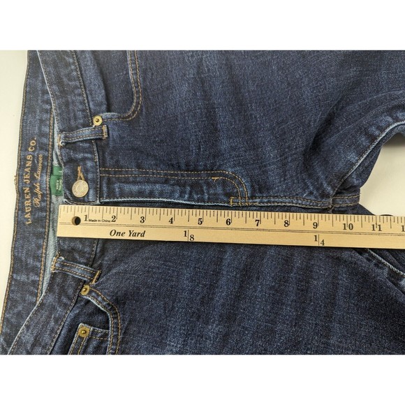 LRL Ralph Lauren Jeans Co Medium Wash Classic Straight Denim Jeans Size 6 - Picture 7 of 9